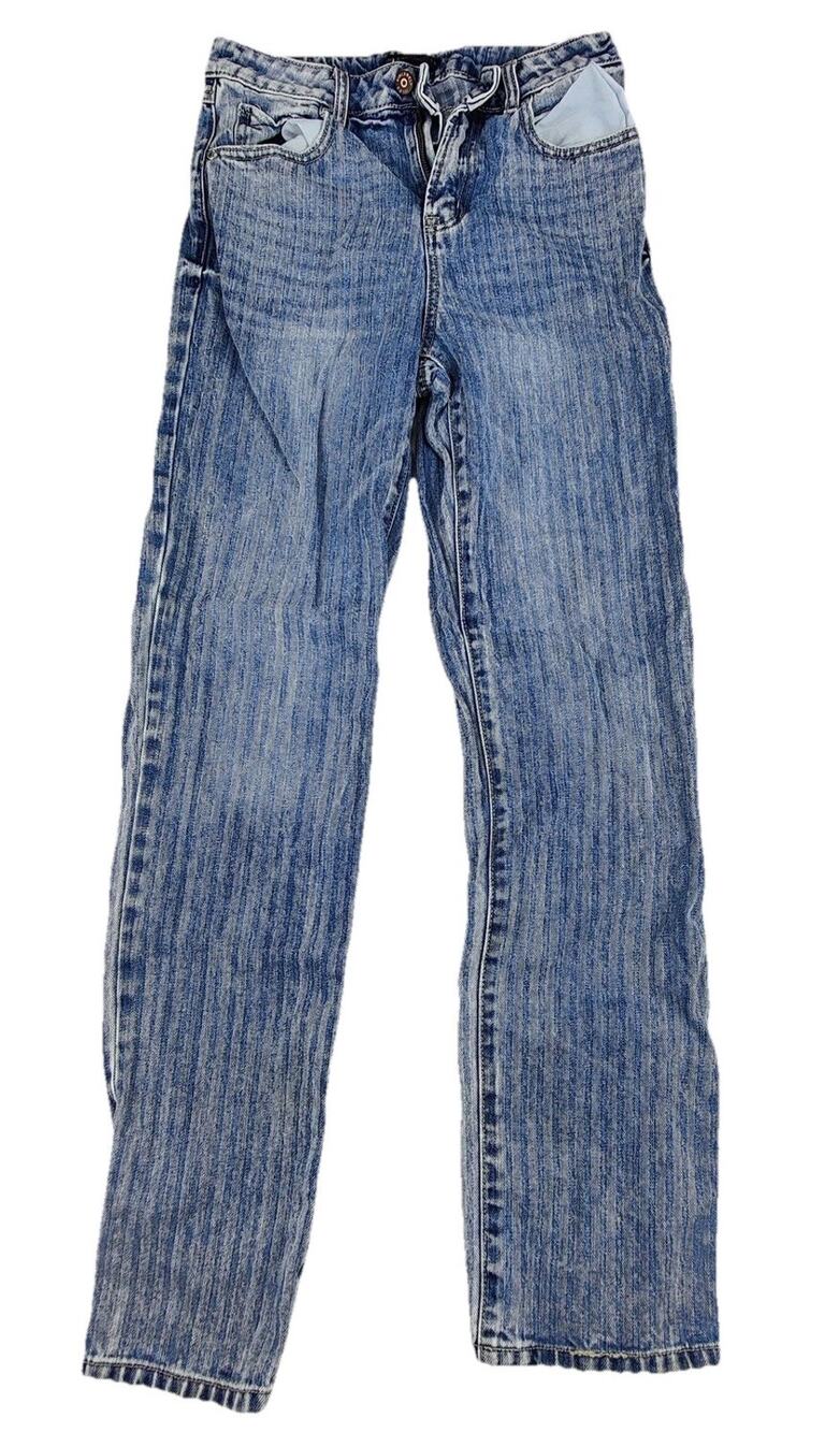 Sincerely Jules Straight Jeans Juniors 1/25 Blue Light Wash Regular Denim 26x27